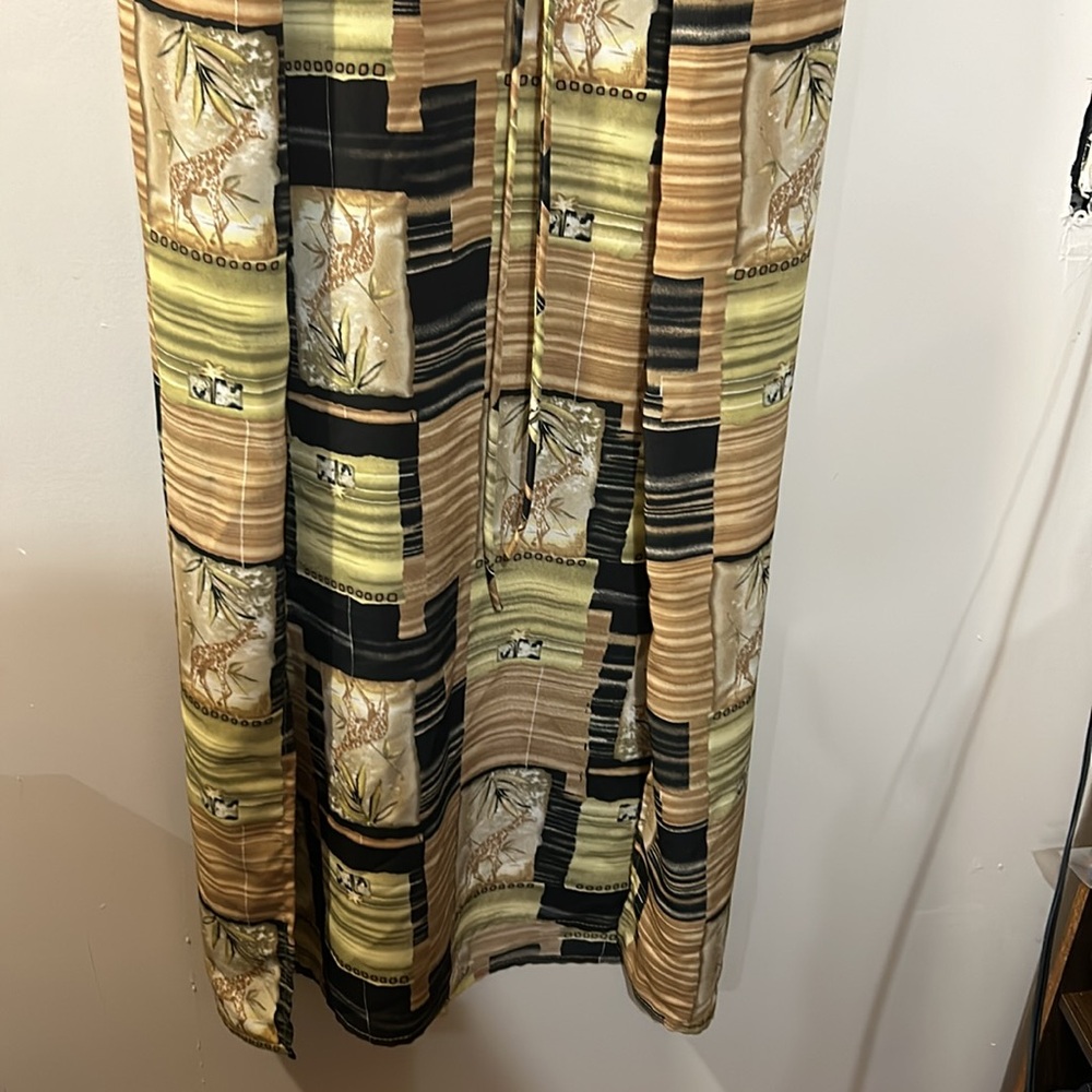 Penningtons women’s 16 sleeveless dress safari tropical‎ elephant print maxi - Picture 8 of 9